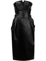 Maison Martin Margiela Pre-Owned robe-bustier à coupe mi-longue (2023) - Noir - thumbnail