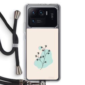 Love your petals: Xiaomi Mi 11 Ultra Transparant Hoesje met koord