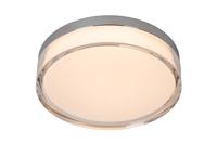 Lucide PLANO - Plafonnière Badkamer - Ø 23 cm - LED Dimb. - CCT - 1x11W 2700K/4000K - IP44 - Opaal