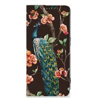 OPPO Reno8 Pro Hoesje maken Pauw met Bloemen