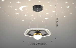 LunaNova LED Plafondlamp met Sterrenprojectie
