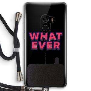 Whatever: Xiaomi Mi Mix 2 Transparant Hoesje met koord