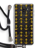 Musketon Anchor: Samsung Galaxy J8 (2018) Transparant Hoesje met koord