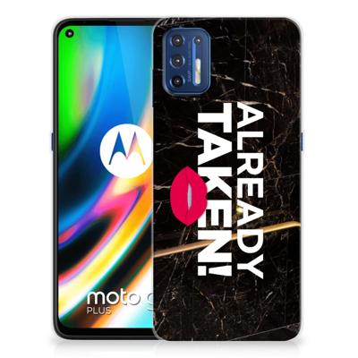 Motorola Moto G9 Plus | Siliconen hoesje | met naam Already Taken Black