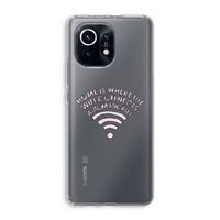 Home Is Where The Wifi Is: Xiaomi Mi 11 Transparant Hoesje