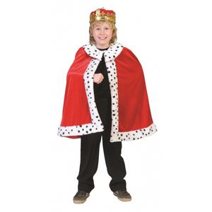 Koning cape voor kinderen 164  -