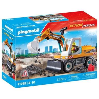 PLAYMOBIL 71749 Mechanische graafmachine en arbeider