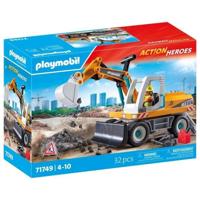 PLAYMOBIL 71749 Mechanische graafmachine en arbeider