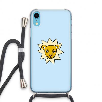 Kleine leeuw: iPhone XR Transparant Hoesje met koord