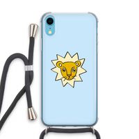Kleine leeuw: iPhone XR Transparant Hoesje met koord