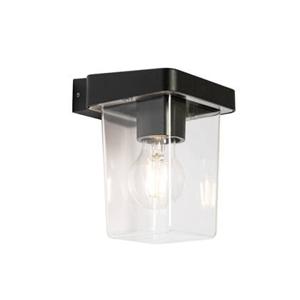 QAZQA Moderne buiten wandlamp zwart IP54 - Chimay