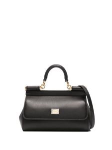 Dolce & Gabbana sac porté épaule Sicily en cuir - Noir