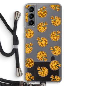 You Had Me At Pizza: Samsung Galaxy S21 Transparant Hoesje met koord