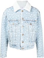 ERL veste en jean à motif étoiles en jacquard - Bleu ERL veste en jean à motif étoiles en jacquard - Bleu