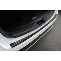 Zwart RVS Bumper beschermer passend voor Lexus NX II 2021- 'Lines' AV245343 - thumbnail