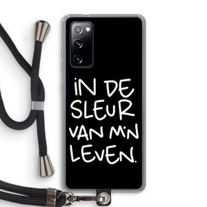 De Sleur: Samsung Galaxy S20 FE / S20 FE 5G Transparant Hoesje met koord