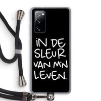 De Sleur: Samsung Galaxy S20 FE / S20 FE 5G Transparant Hoesje met koord