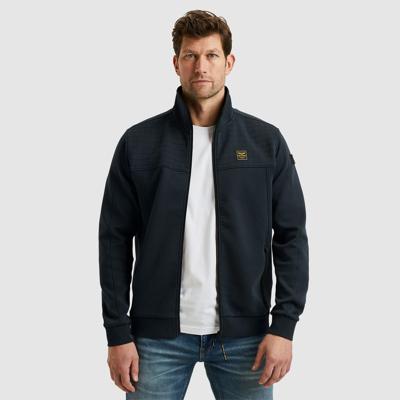 Pme Legend Psw2502476 Zip Jacket Spacer Look Sweat Sweater 5281 - Salute