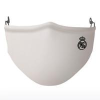 Hygiënisch en herbruikbaar gezichtsmasker gemaakt van stof Real Madrid C.F. SF430915 Wit