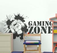 Muurstickers bordspellen Gaming zone tieners