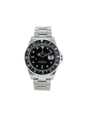 Rolex montre GMT-Master II 40 mm pre-owned (2002) - Noir