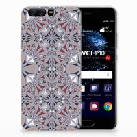 Huawei P10 TPU Siliconen Hoesje Flower Tiles - thumbnail