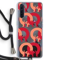 Dogs: Oppo A91 Transparant Hoesje met koord