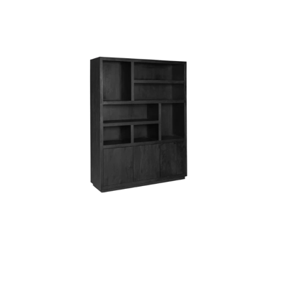 Boekenkast Brussels Black XL | 160 cm