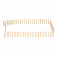 Rayher Hobby Kerstdorp/boerderij speel hekjes afsluiting/omheining - L90 x H3 cm - hout