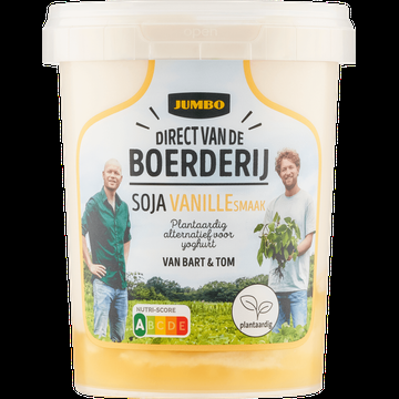 Jumbo Direct van de Boerderij Soja Vanillesmaak Plantaardig Alternatief 400 g