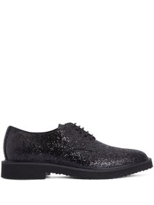 Giuseppe Zanotti chaussures oxford à paillettes - Noir