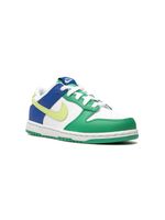 Nike Kids baskets Dunk 'Green/Blue' - Blanc