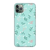 Small white flowers: Volledig geprint iPhone 11 Pro Max Hoesje