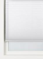 HEMA Plisse enkel uni transparant wit (wit)