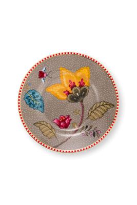 Pip Studio Petit Four Blooming Tales Fantasy Khaki 12cm