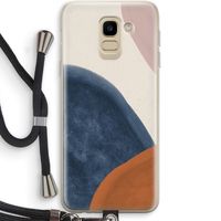 Geo #1: Samsung Galaxy J6 (2018) Transparant Hoesje met koord