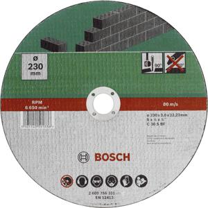 Bosch Accessories C 30 S BF 2609256331 Doorslijpschijf recht 230 mm 1 stuk(s) Steen, Beton