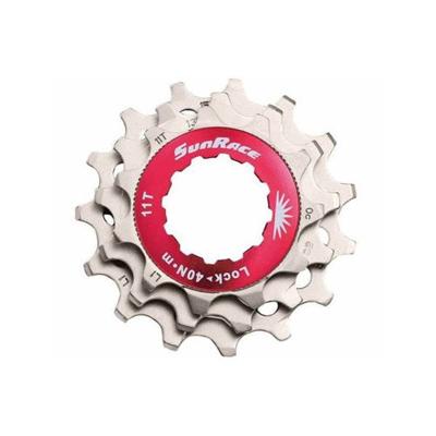 Shimano Sunrace sluitring met kransjes 11v 11/13/15t zilver