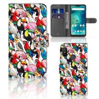 Xiaomi Mi A2 Lite | Telefoonhoesje | Met pasjeshouder | Birds