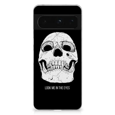 Silicone Back Case Google Pixel 8 Pro Skull Eyes Silicone Back Case Google Pixel 8 Pro Skull Eyes