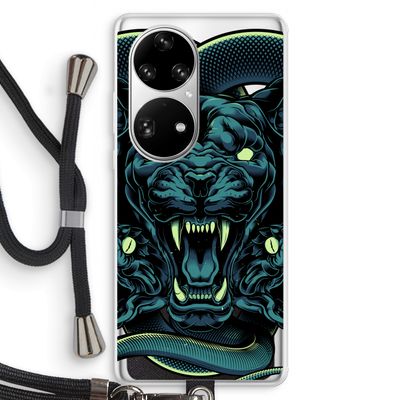 Cougar and Vipers: Huawei P50 Pro Transparant Hoesje met koord