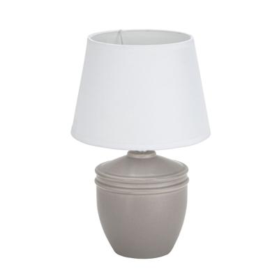 Bureaulamp Versa Aurelia Grijs Katoen Keramisch 40 W 20 x 31,5 cm