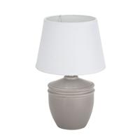 Bureaulamp Versa Aurelia Grijs Katoen Keramisch 40 W 20 x 31,5 cm