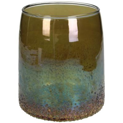 Vaas glas bruin 16x16x18 cm HD Collection - Hd collection Vaas glas bruin 16x16x18 cm HD Collection - Hd collection