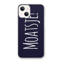 Moatsje!: iPhone 13 Transparant Hoesje