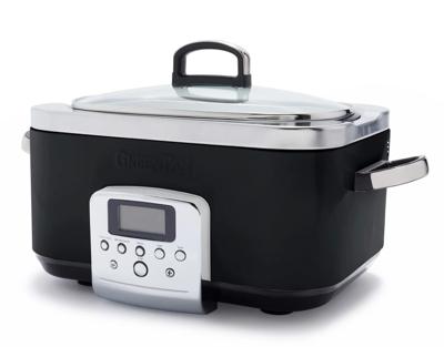 GreenPan Slowcooker - 6.0 liter - Black - Keramische anti-aanbaklaag