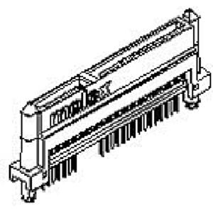 Molex 876781001 Female header, inbouw (standaard) Totaal aantal polen: 22 Rastermaat: 1.27 mm Inhoud: 1 stuk(s) Tray