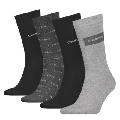 Calvin Klein 4 stuks Men All Over Logo Giftbox * Actie *