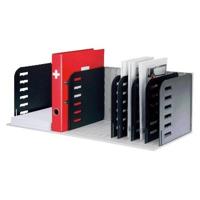 Sorteerstation styrorac a4 8 vaks zwart grijs