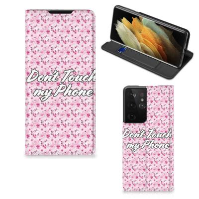 Samsung Galaxy S21 Ultra Design Case Flowers Pink DTMP Samsung Galaxy S21 Ultra Design Case Flowers Pink DTMP